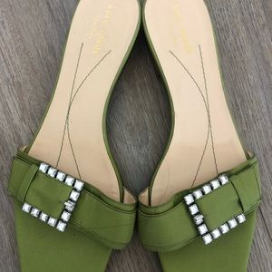 Kate spade green sandals